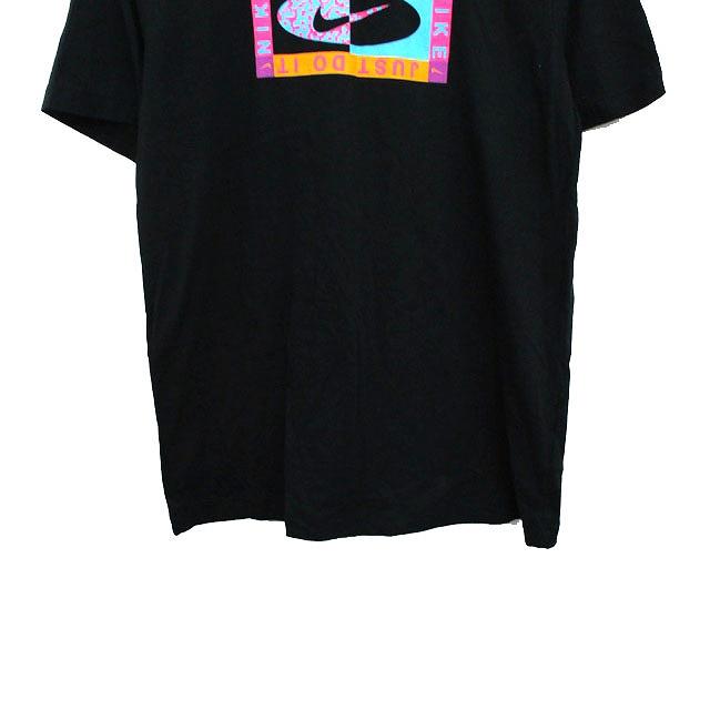 ナイキ NIKE The Nike Tee 国内正規品 Tシャツ カットソー 半袖 コットン プリント M ブラック 黒 /KT29 レディース｜vectorpremium｜05