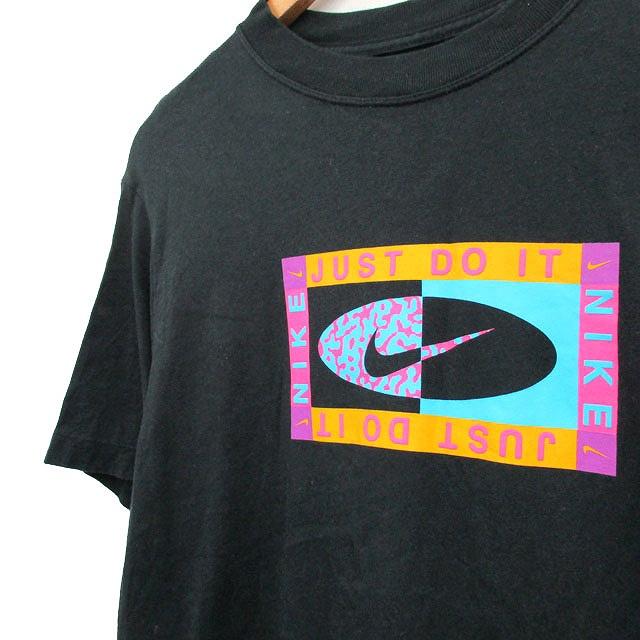 ナイキ NIKE The Nike Tee 国内正規品 Tシャツ カットソー 半袖 コットン プリント M ブラック 黒 /KT29 レディース｜vectorpremium｜06