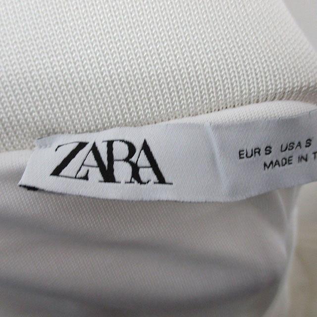 ザラ ZARA ギャザースカート ロング シンプル S ホワイト 白 /KT15 レディース｜vectorpremium｜03