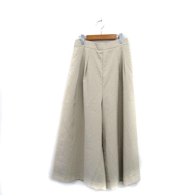 GLOBAL WORK グローバルワーク ワイドパンツ ギャザー シンプル M