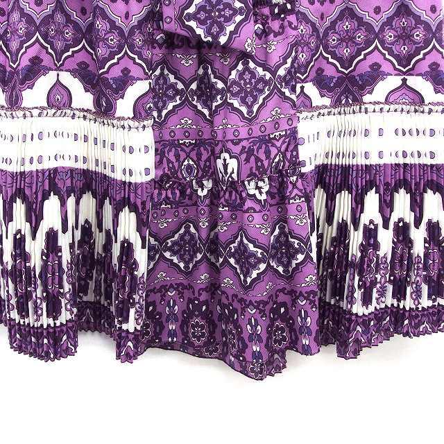 新品☆ NINE 黒 ダマスク柄 ストラップ付き サロペット