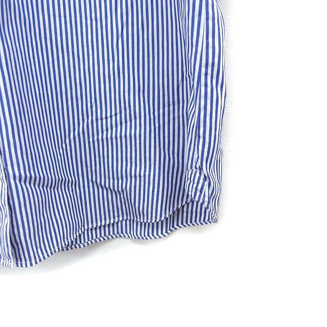 ワールドベーシック WORLD BASIC ストライプ シャツ ブラウス