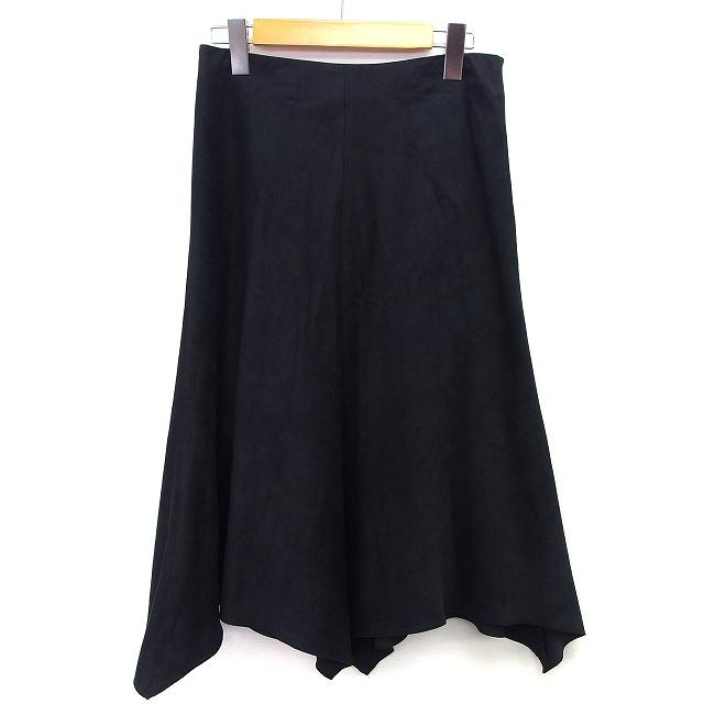 COMME CA ISM コムサイズム フレア スカート ロング イレギュラーヘム  