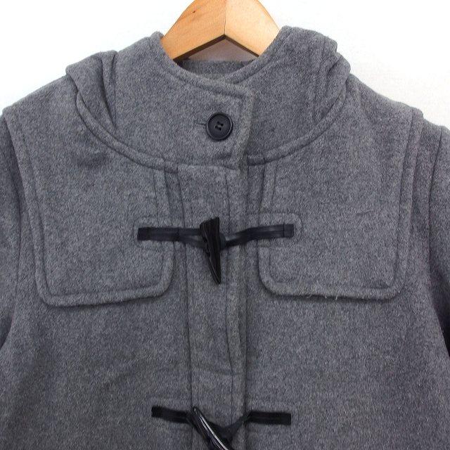 ハッシュアッシュ HusHusH ダッフルコートアウターショート丈 無地