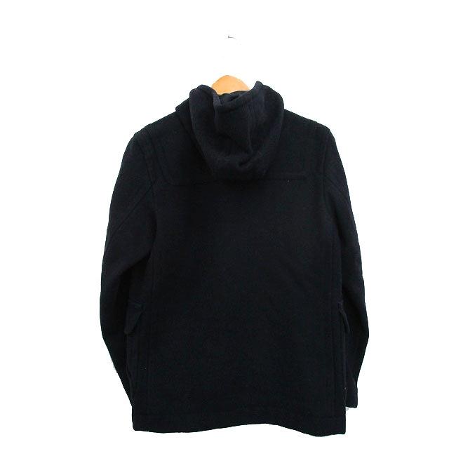 【ほぼ新品】BEAMS 黒 ダッフルコート フード付き メンズ BEAMS（ビームス） BEAMS Wear ダッフルコート フード ウール シンプル