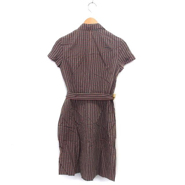 アリスバーリー Aylesbury シャツワンピース フレア ひざ丈 ステン  