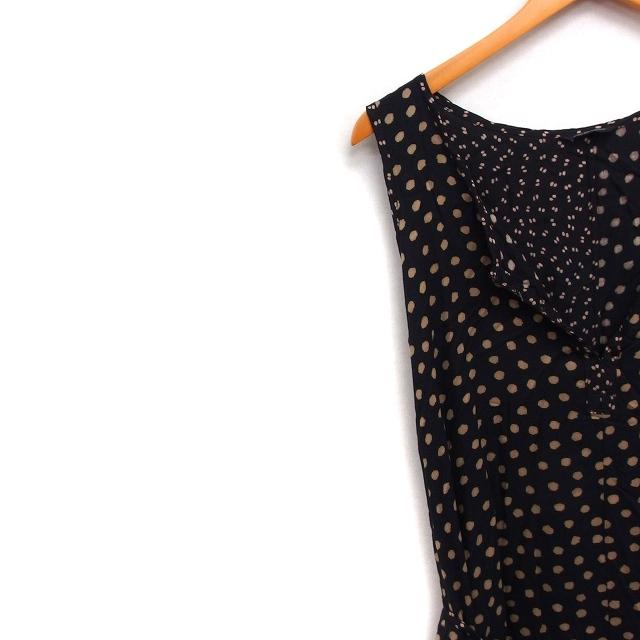 パドカレ pas de calais ドット ワンピース ロング丈