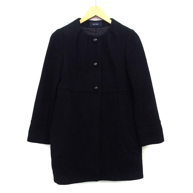 マカフィー MACPHEE トゥモローランド ノーカラー コート ミドル丈 