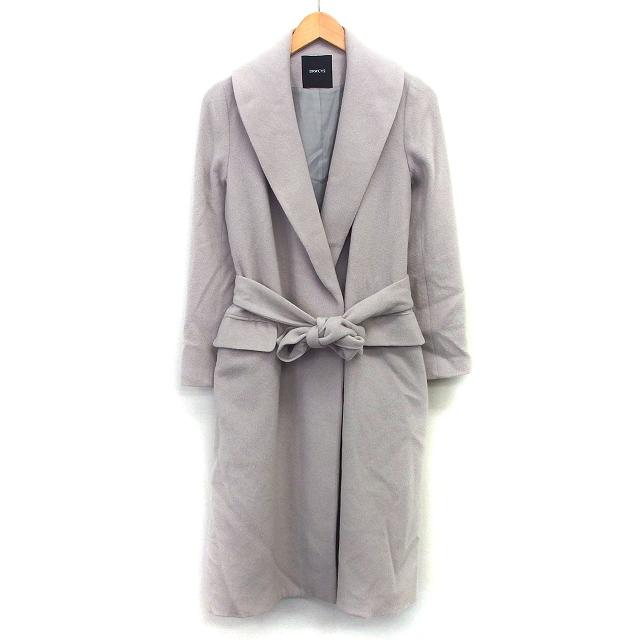 ドロシーズ DRWCYS ガウン コート ロング メルトン 無地 シンプル  