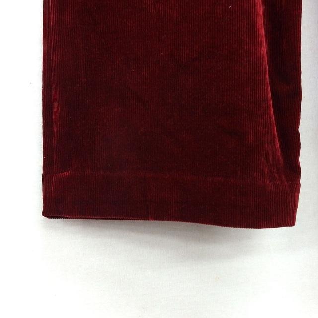 スローブ イエナ SLOBE IENA コーデュロイ パンツ セミワイド