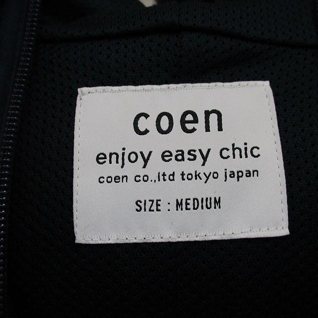 コーエン coen ボア フード ベスト ジップアップ 裏メッシュ シンプル 