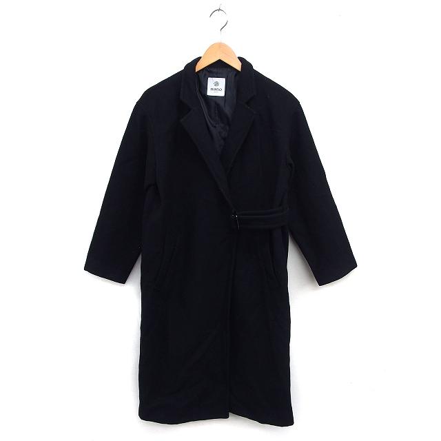 ナノ&コー nano&co チェスター コート アウター メルトン ウール