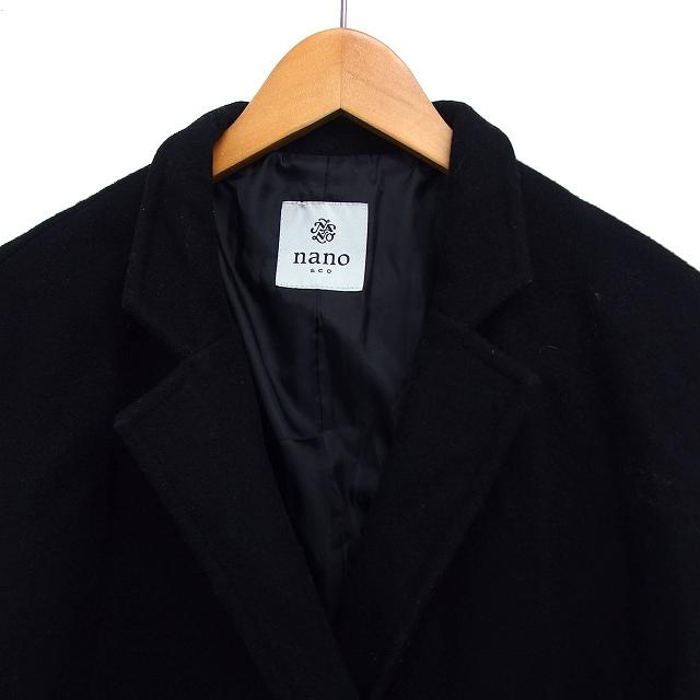 ナノ&コー nano&co チェスター コート アウター メルトン ウール