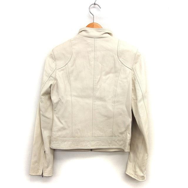 INTERPLANET インタープラネット レザー ジャケット ノーカラー 無地 