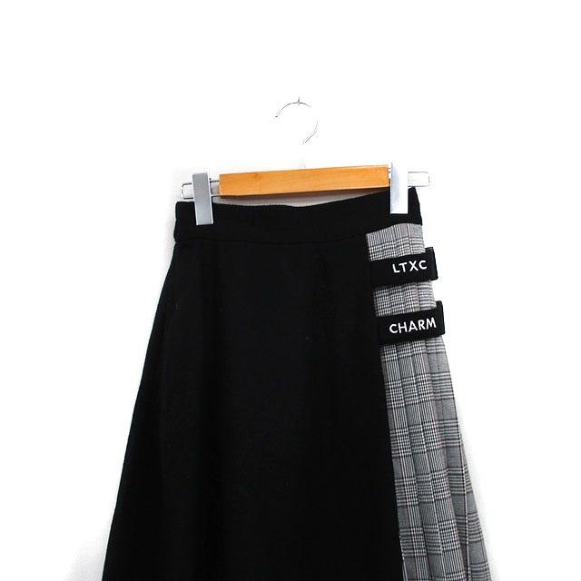 ラブトキシック Lovetoxic フレア スカート ロング 切替 グレン