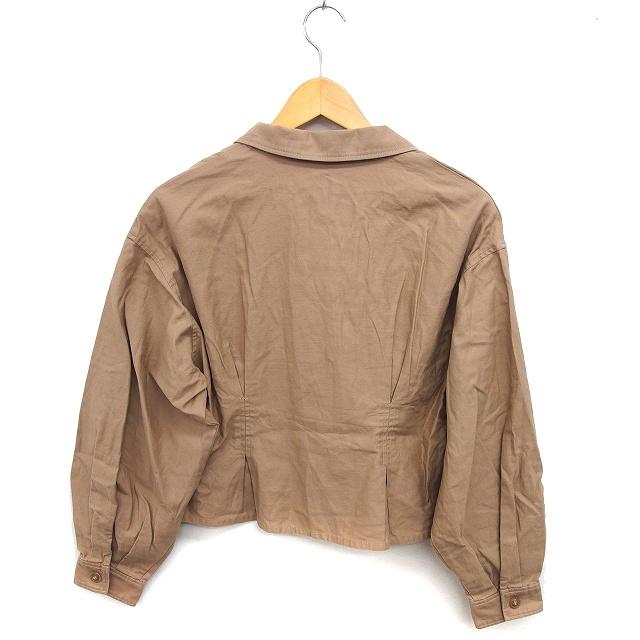 MOUSSY（マウジー） シャツ ブラウス オープンカラー クロップド 