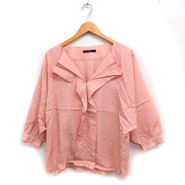 ティビ tibi バタフライスリーブ シャツ ブラウス 7部袖 オープン 