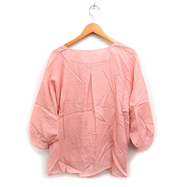 ティビ tibi バタフライスリーブ シャツ ブラウス 7部袖 オープン 