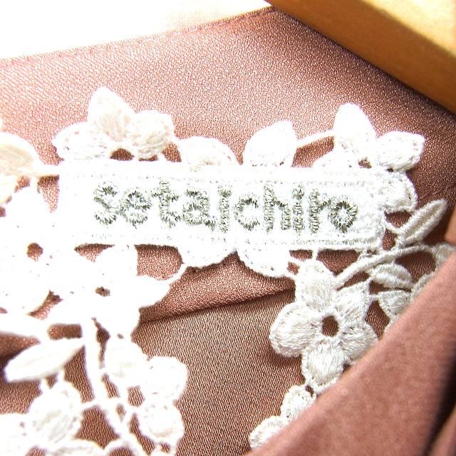 セタイチロウ seta ichiro チュニック ブラウス リボン ギャザー 