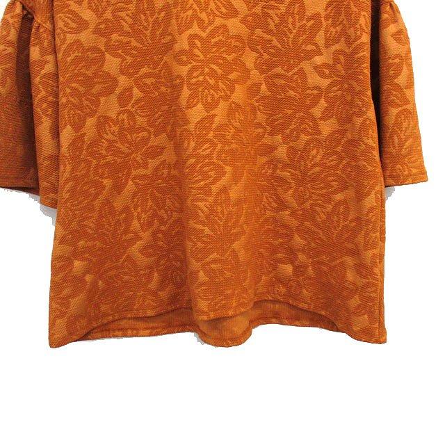 ブージュルード Bou Jeloud カットソー Tシャツ 七分袖 花柄 F 