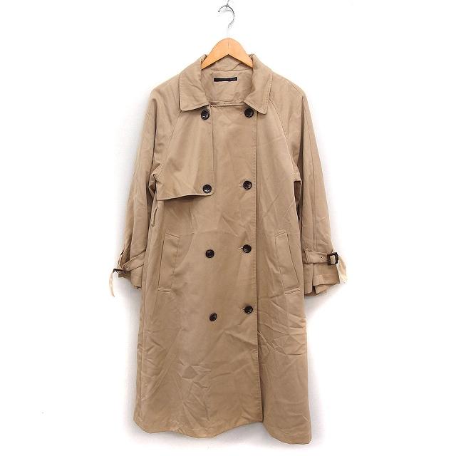 ヘザー Heather トレンチコート アウター ロング丈 無地 F ベージュ