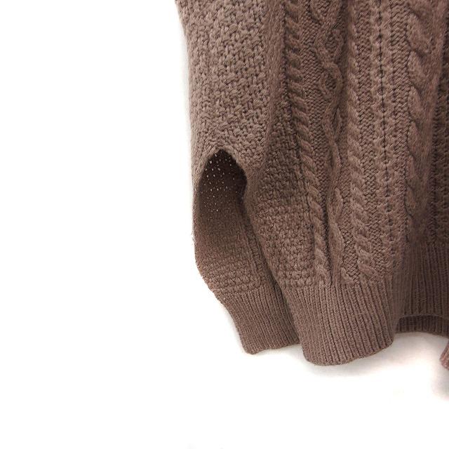 AZUL BY MOUSSY（アズールバイマウジー） ケーブル編み ニット