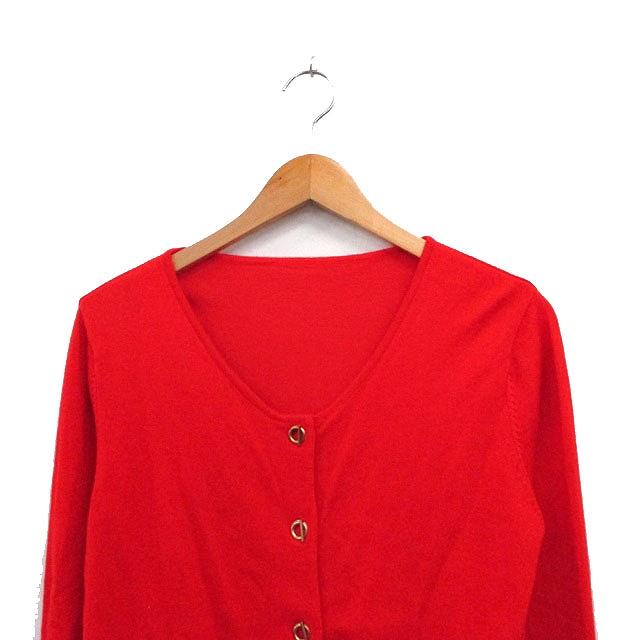NIKE / カーディガン(厚手)/L/--/RED/無地 リミットレスラグジュアリー LIMITLESS LUXURY ニット カーディガン