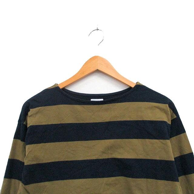 コーエン coen カットソー Tシャツ 長袖 コットン ボーダー ネイビー 