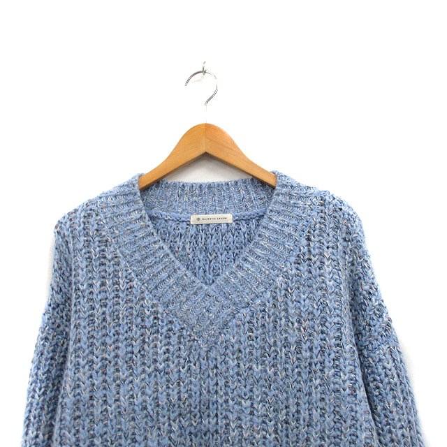 マジェスティックレゴン MAJESTIC LEGON ニット セーター 長袖 Vネック