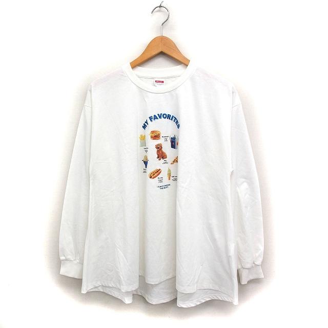 niko and…（ニコアンド） Niko and.. 文字刺繍 イラストプリント T