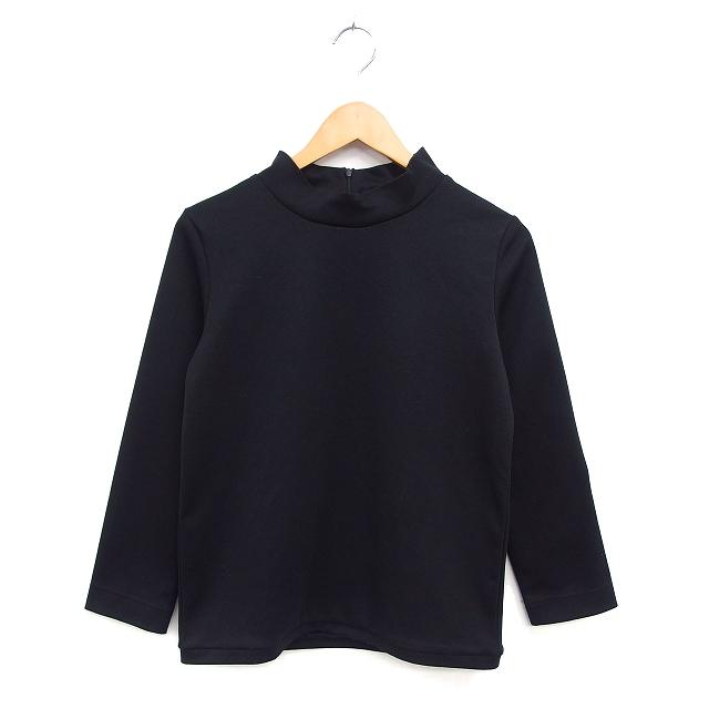 メルローズ MELROSE CLAIRE モックネック カットソー バックジップ