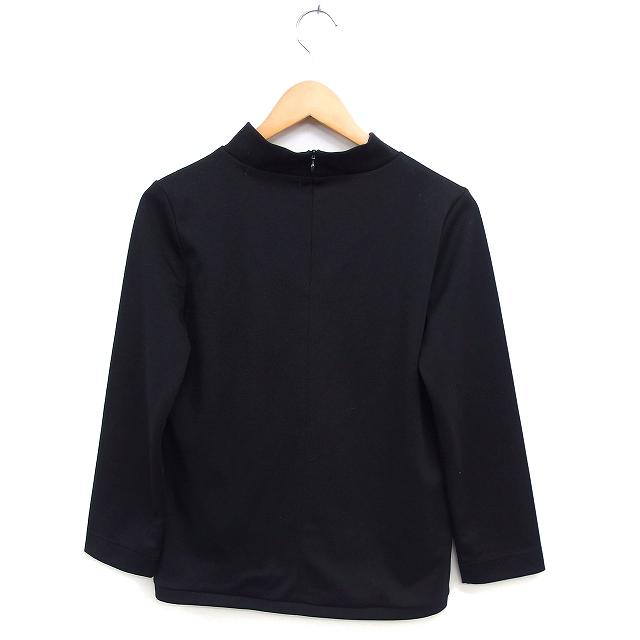 メルローズ MELROSE CLAIRE モックネック カットソー バックジップ