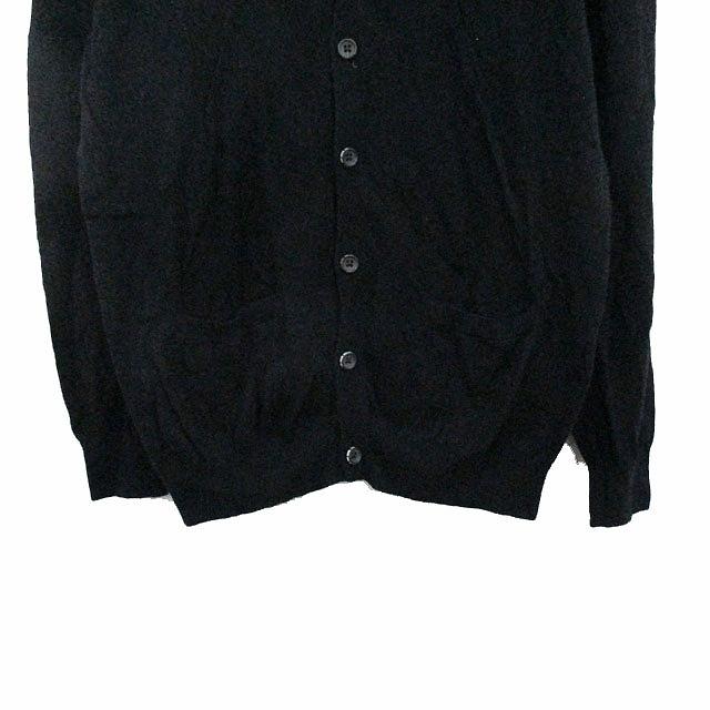 BEAMS（ビームス） カーディガン 長袖 コットン シンプル ブラック 黒 
