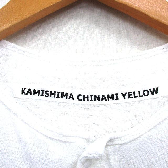 カットソー(半袖+袖なし) KAMISHIMA CHINAMI カミシマチナミ KAMISHIMA CHINAMI カットソー Tシャツ ハーフボタン