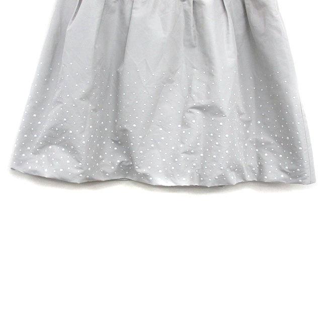 トゥービーシック TO BE CHIC フレア スカート ミニ リボン ドット 46