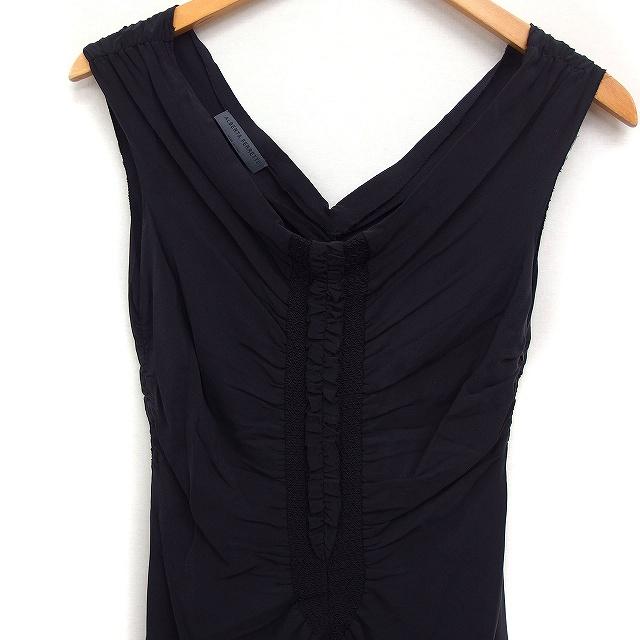 アルベルタ フェレッティ ALBERTA FERRETTI シルク100％ ギャザー 