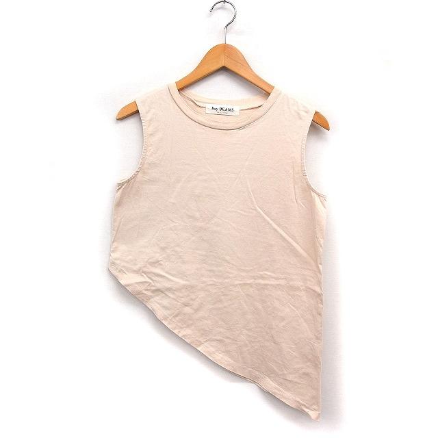 レイビームス Ray Beams ノースリーブ トップス タンクトップ 丸首