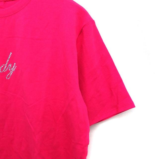 レディ Rady ロゴ ラインストーン Tシャツ カットソー 半袖 丸首 