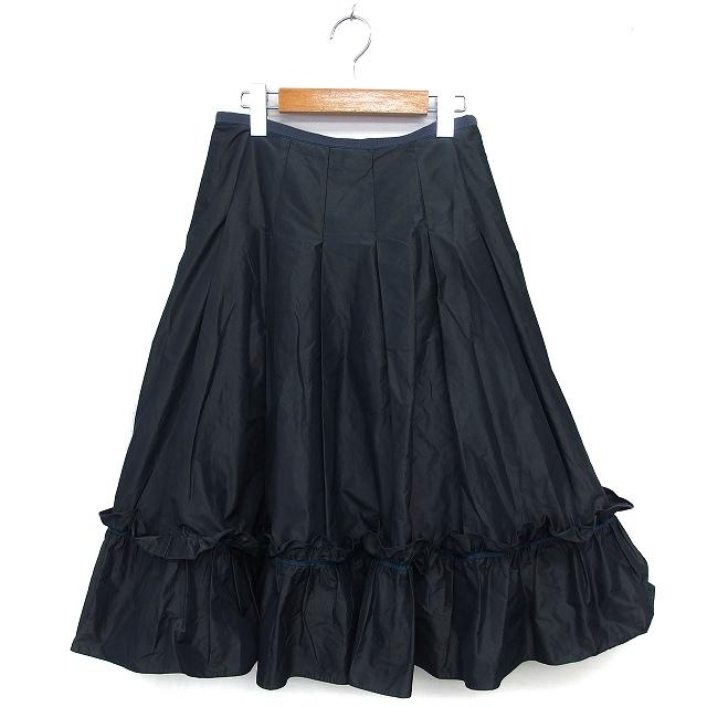 ロイスクレヨン Lois CRAYON フレア スカート ロング タック ギャザー