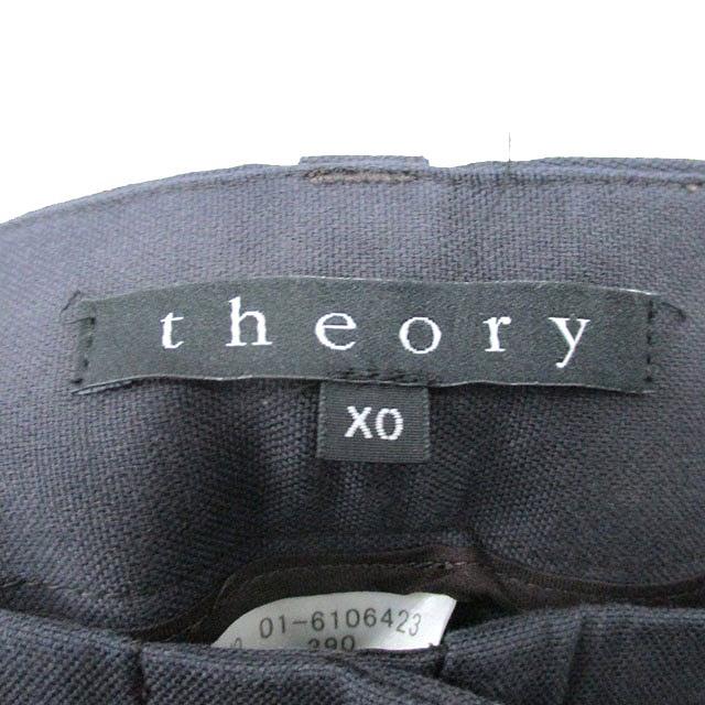 theory（セオリー） フレアパンツ センタープレス コットン シンプル