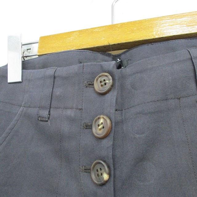 theory（セオリー） フレアパンツ センタープレス コットン シンプル
