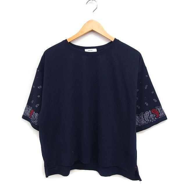 niko and… ニコアンド Niko and.. ペイズリー柄 Tシャツ