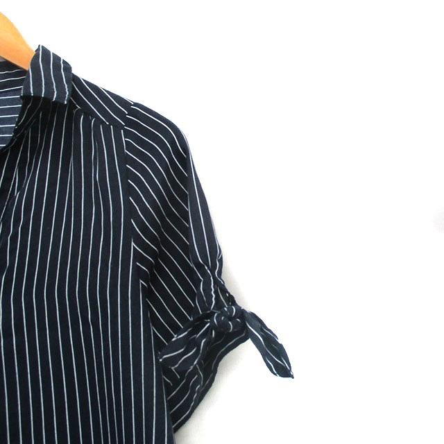 ザショップティーケー THE SHOP TK ブラウス シャツ 半袖 キーネック