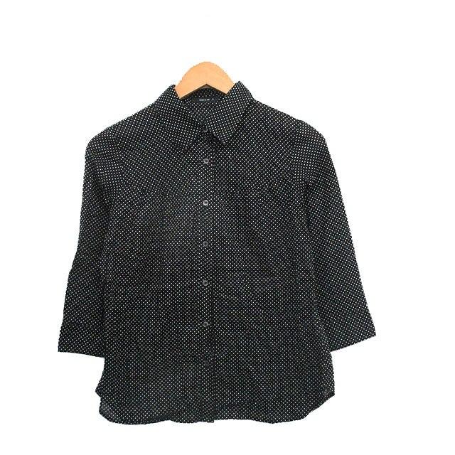 COMME CA ISM（コムサイズム） シャツ ブラウス 七分袖 コットン 