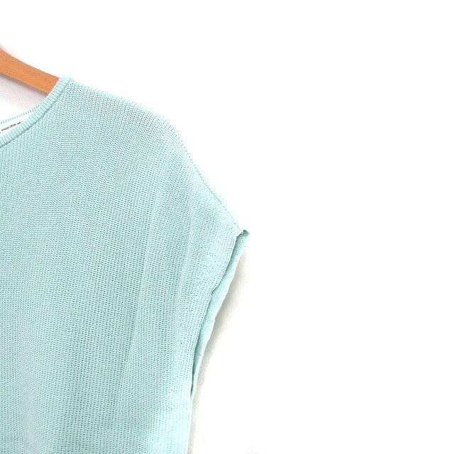 23区 オンワード樫山 ニット セーター 半袖 コットン シンプル