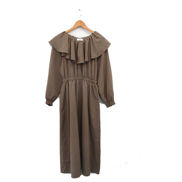 未使用品 テチチ Te chichi タグ付き ワンピース 長袖 フリル ロング