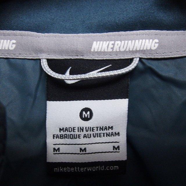 美品NIKE ナイロンジャケット　グレー　ネイビー NIKE（ナイキ） 国内正規品 ナイロンジャケット ジップアップ ロゴ