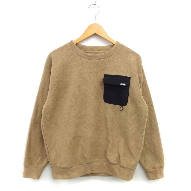 Coleman（コールマン） ボア トレーナー ボートネック ポケット ロゴ