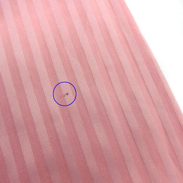 ナラカミーチェ NARA CAMICIE フリル シャツ ブラウス ストライプ 比翼 