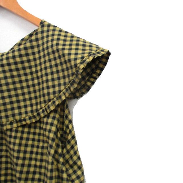 Mila Owen チェック柄 ノースリーブチュニック Mila Owen チェック柄